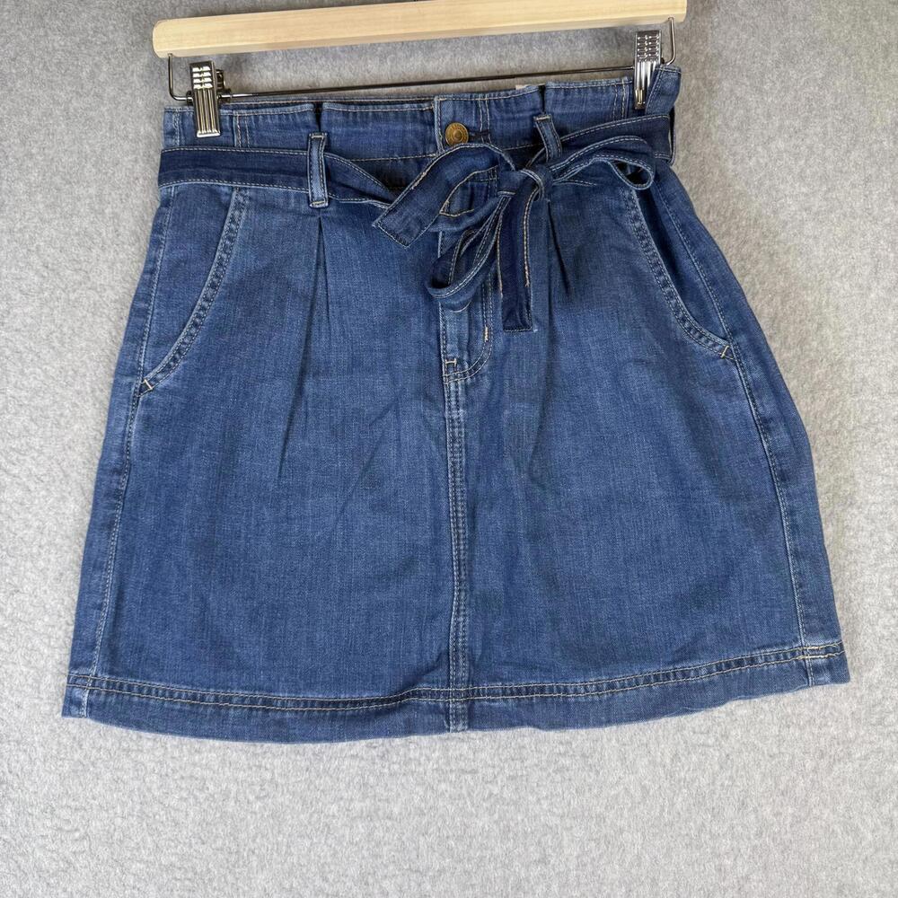 Brand New American Eagle Women's Size 0 Super High Rise Mini Skirt Belted